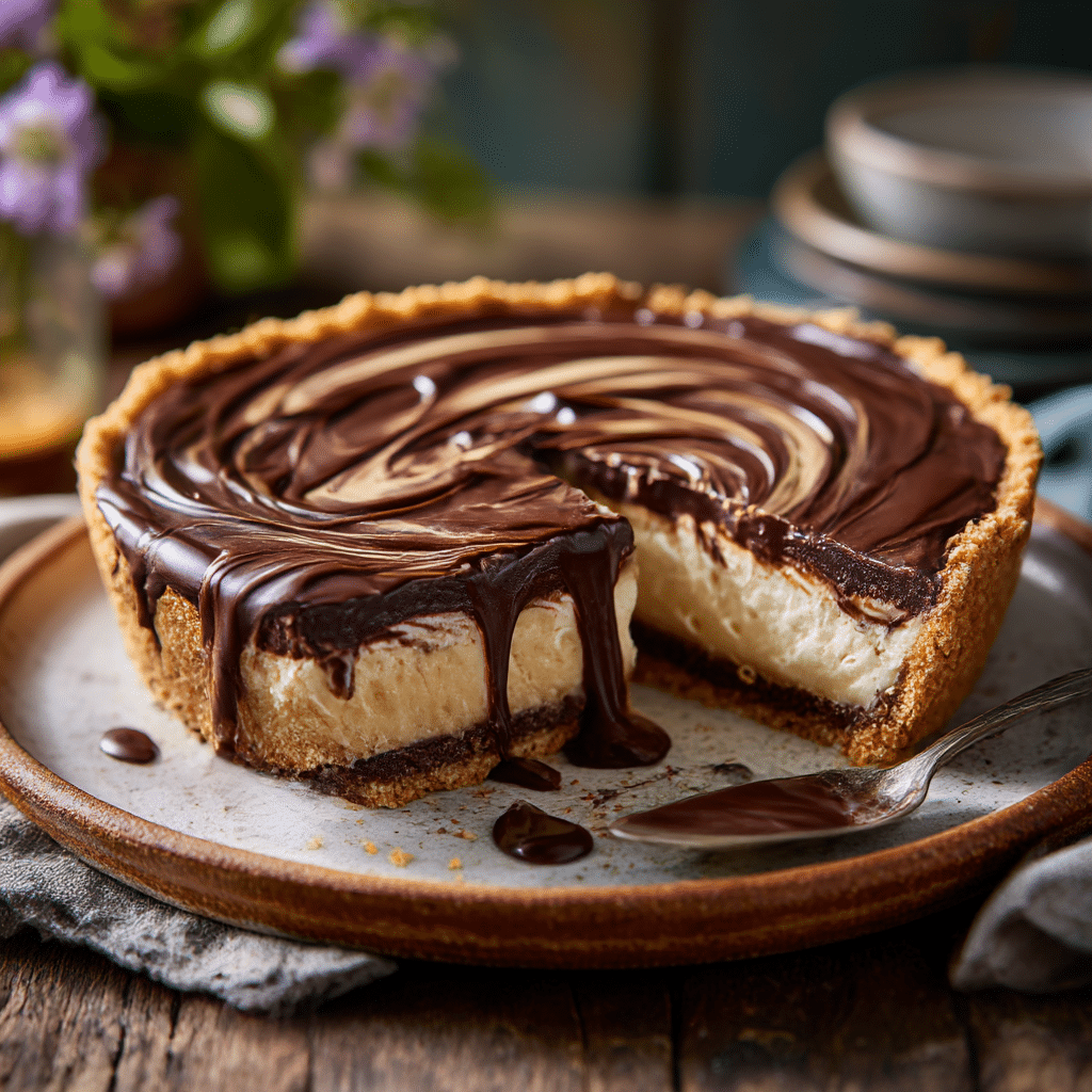 Chocolate Peanut Butter Pie Recipe - Recipe Image