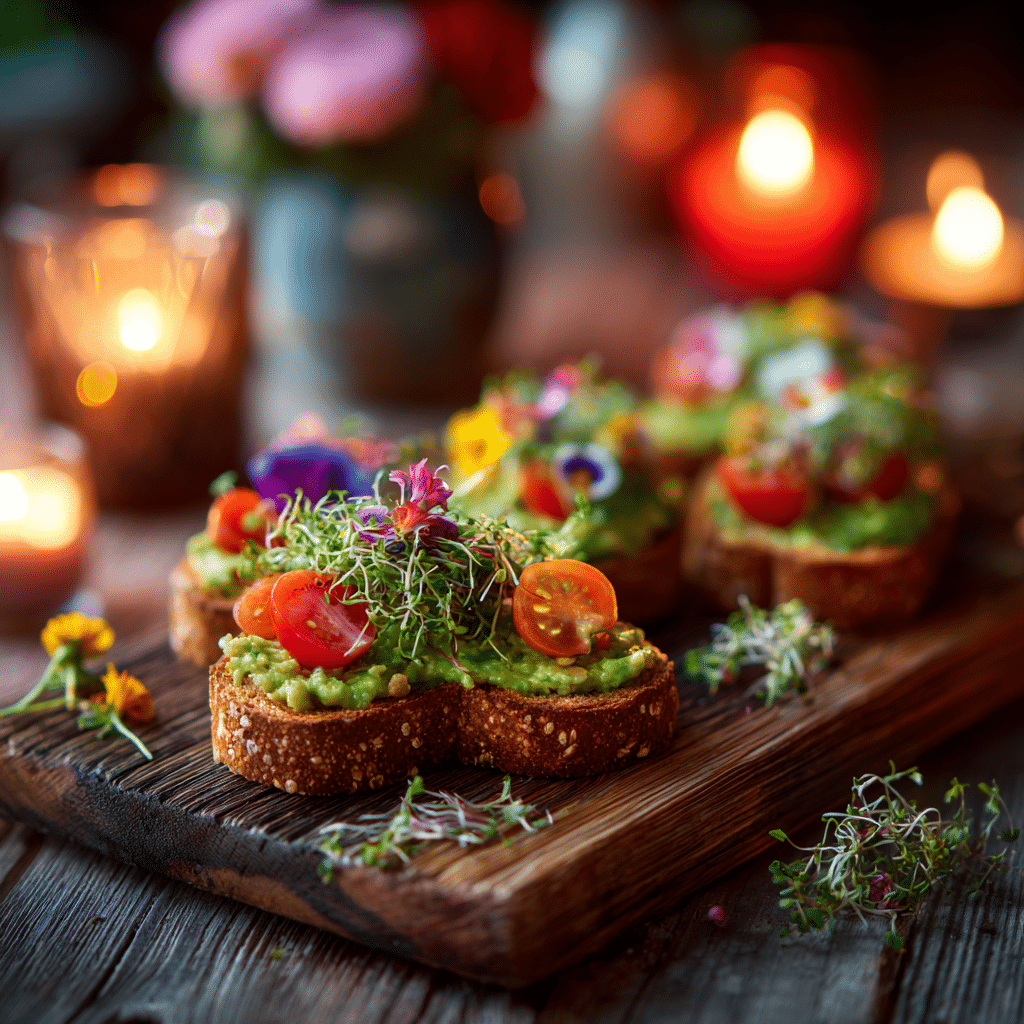 Mini Heart Avocado Toasts: Fresh Love Bites Recipe - Recipe Image