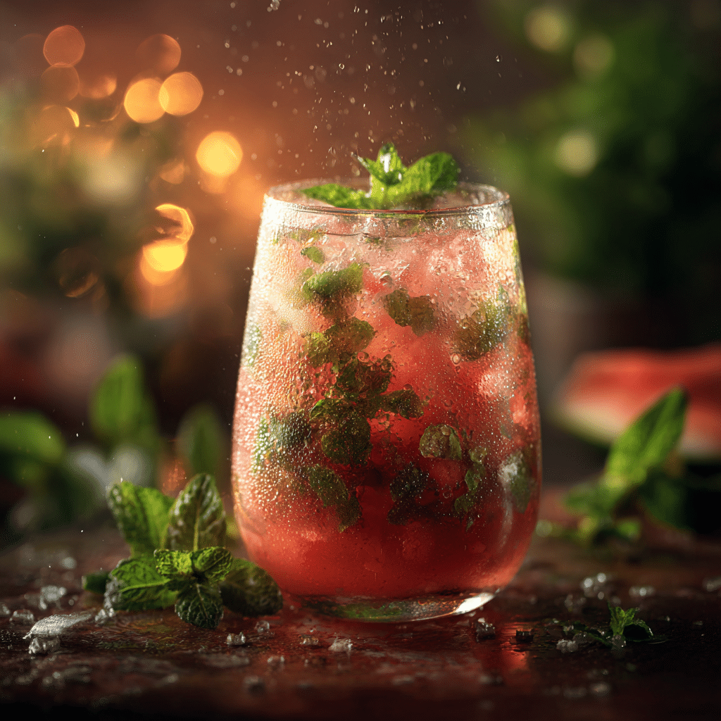 Watermelon Mint Splash Recipe - Recipe Image