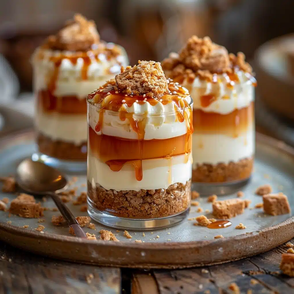 Caramel Lotus Cheesecake Cups Recipe