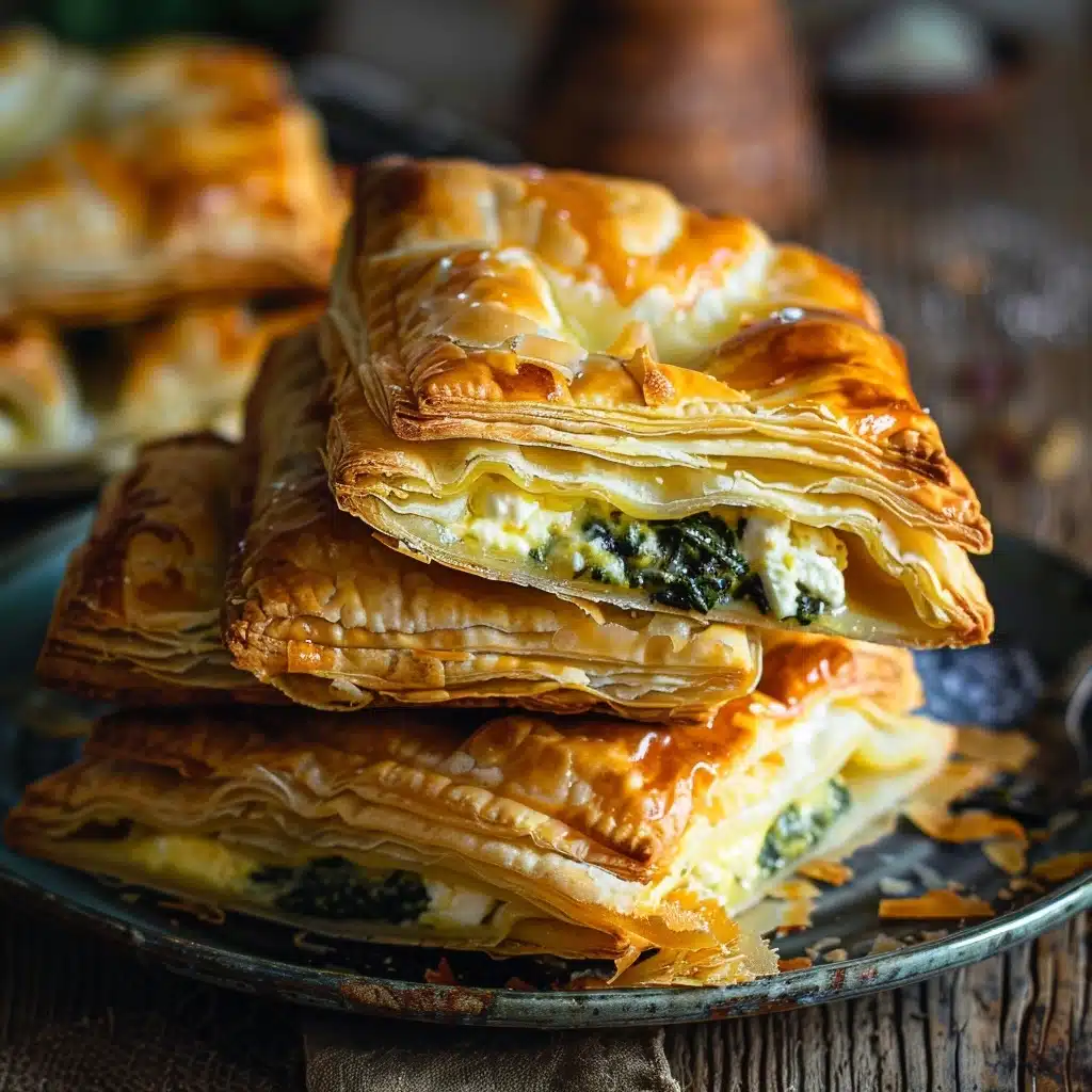 Cheesy Spinach and Feta Puff Pastry Recipe