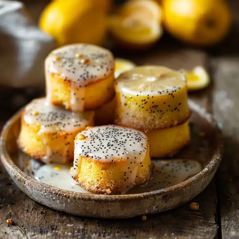 Lemon Poppy Seed Mini Cakes Recipe