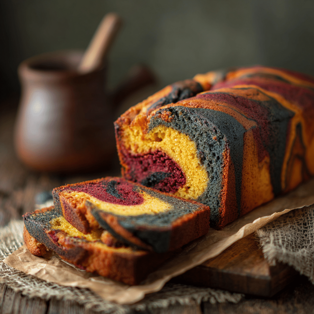 Fruit Ink Marble Cake Recipe - Recipe Image