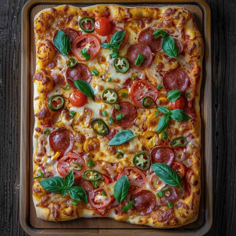 Homemade Family Pizza Tray Recipe