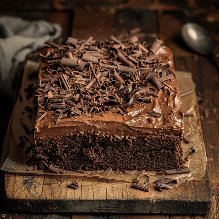 Big Chocolate Sheet Cake Recipe