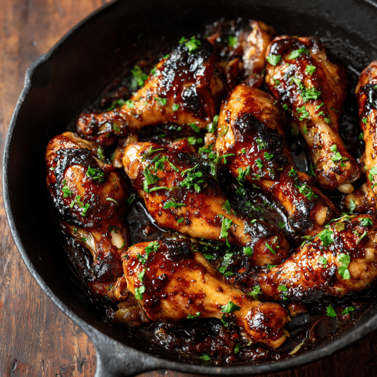 Honey Garlic Glazed Chicken Drumsticks Recipe