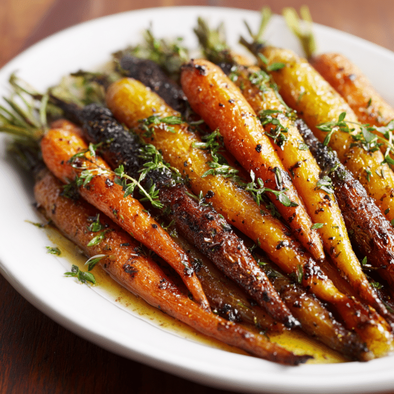 Honey-Glazed Roasted Carrots Recipe