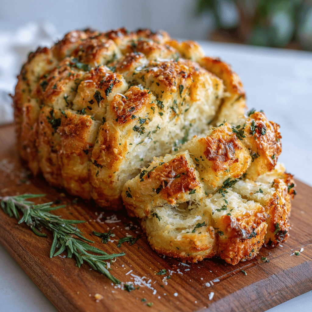 Parmesan & Herb Pull-Apart Bread Recipe