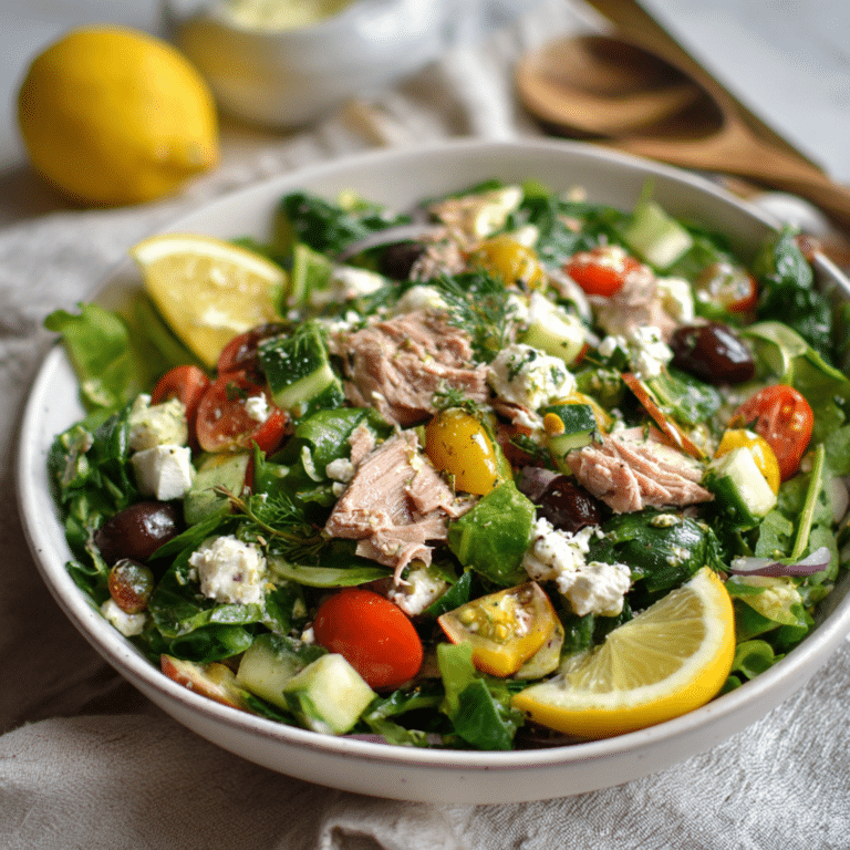 Mediterranean Tuna Salad Recipe