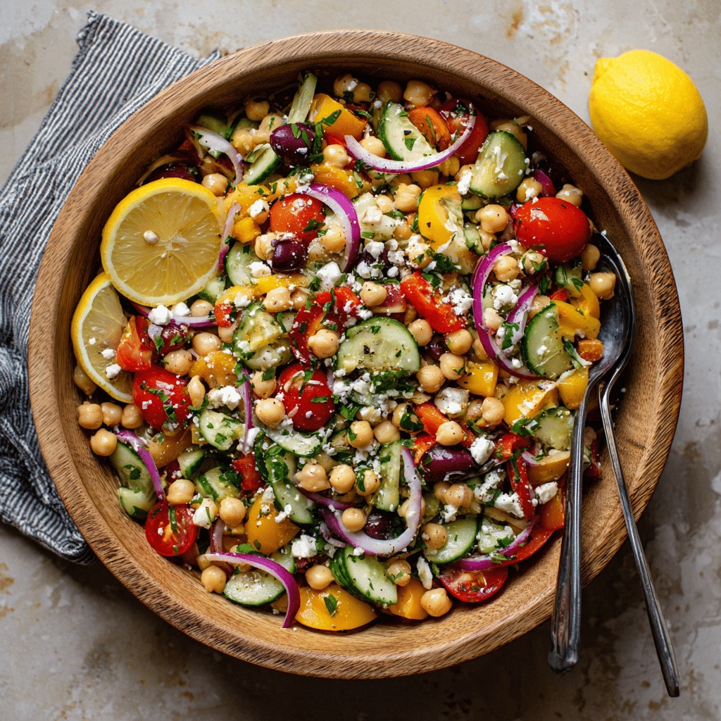 Mediterranean Chickpea Salad Recipe