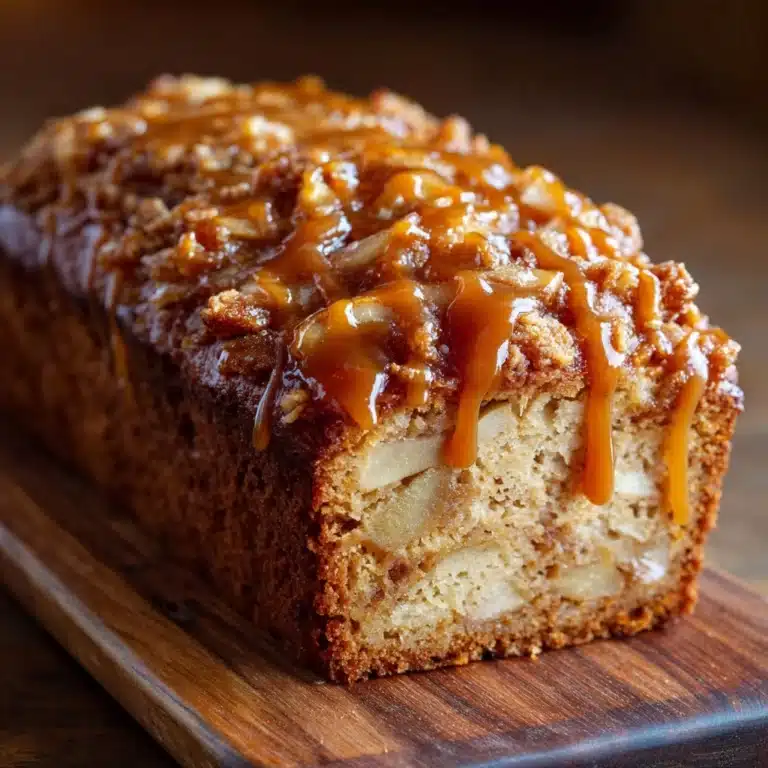 Caramel Apple Loaf Cake Recipe