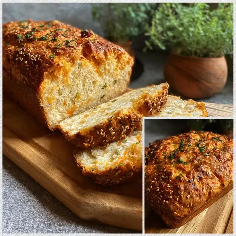Cheese & Sesame Savory Bread Recipe