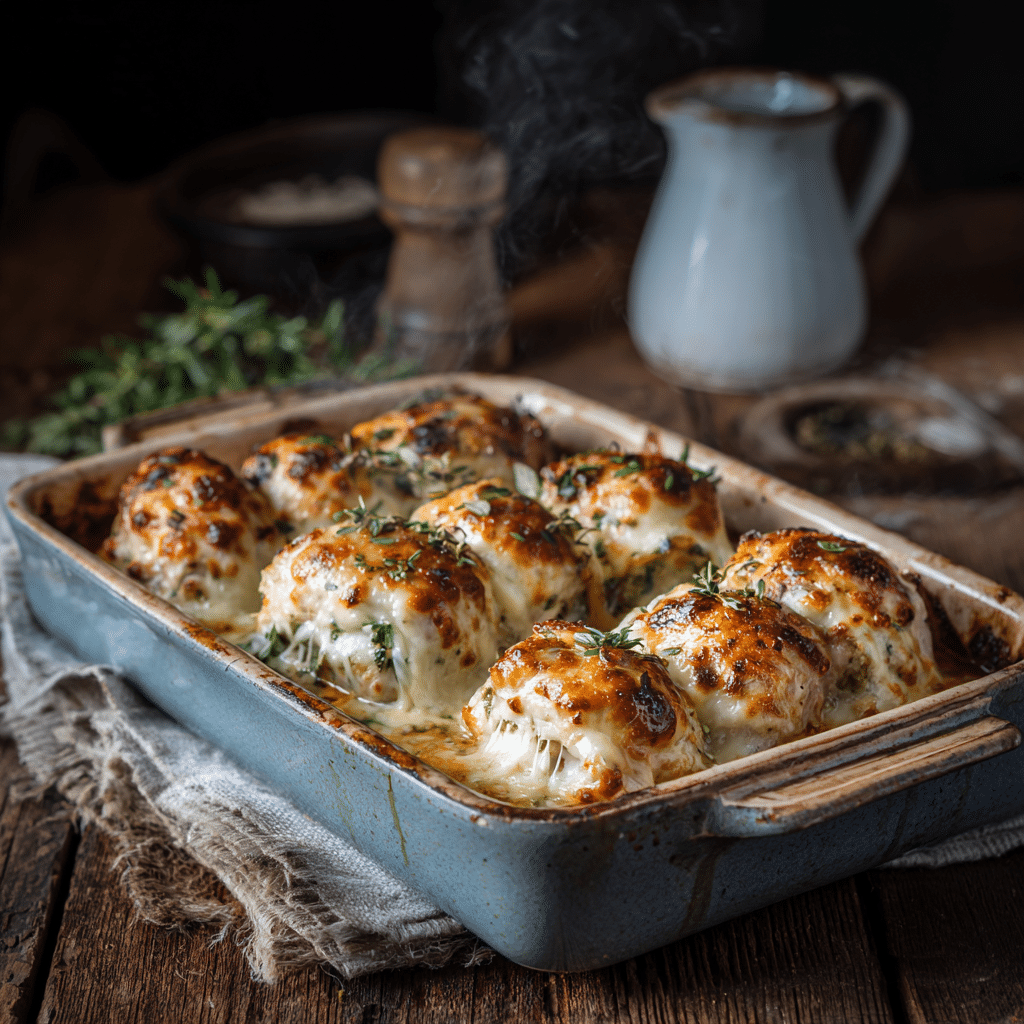 Cheesy Baked Chicken Rolls Recipe