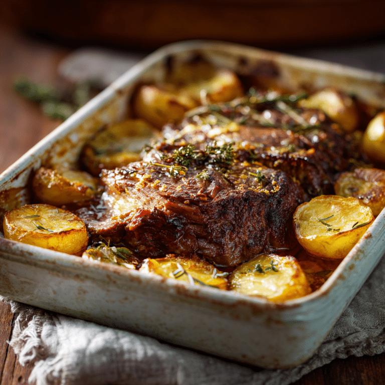 Baked Meat & Potato Casserole Recipe