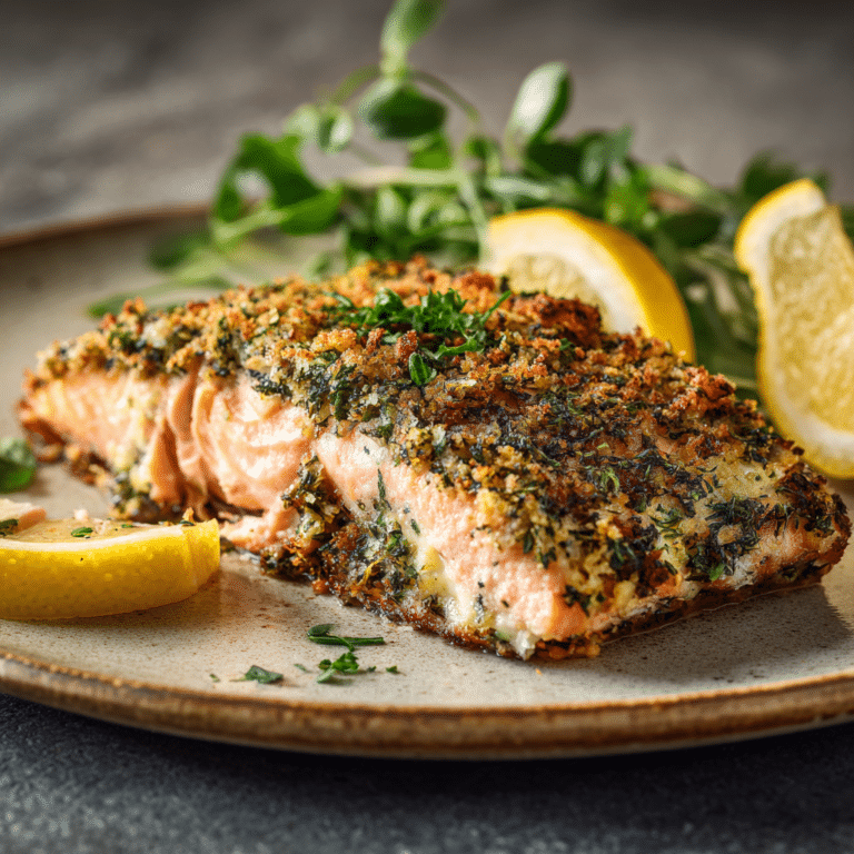 Herb-Crusted Salmon Recipe