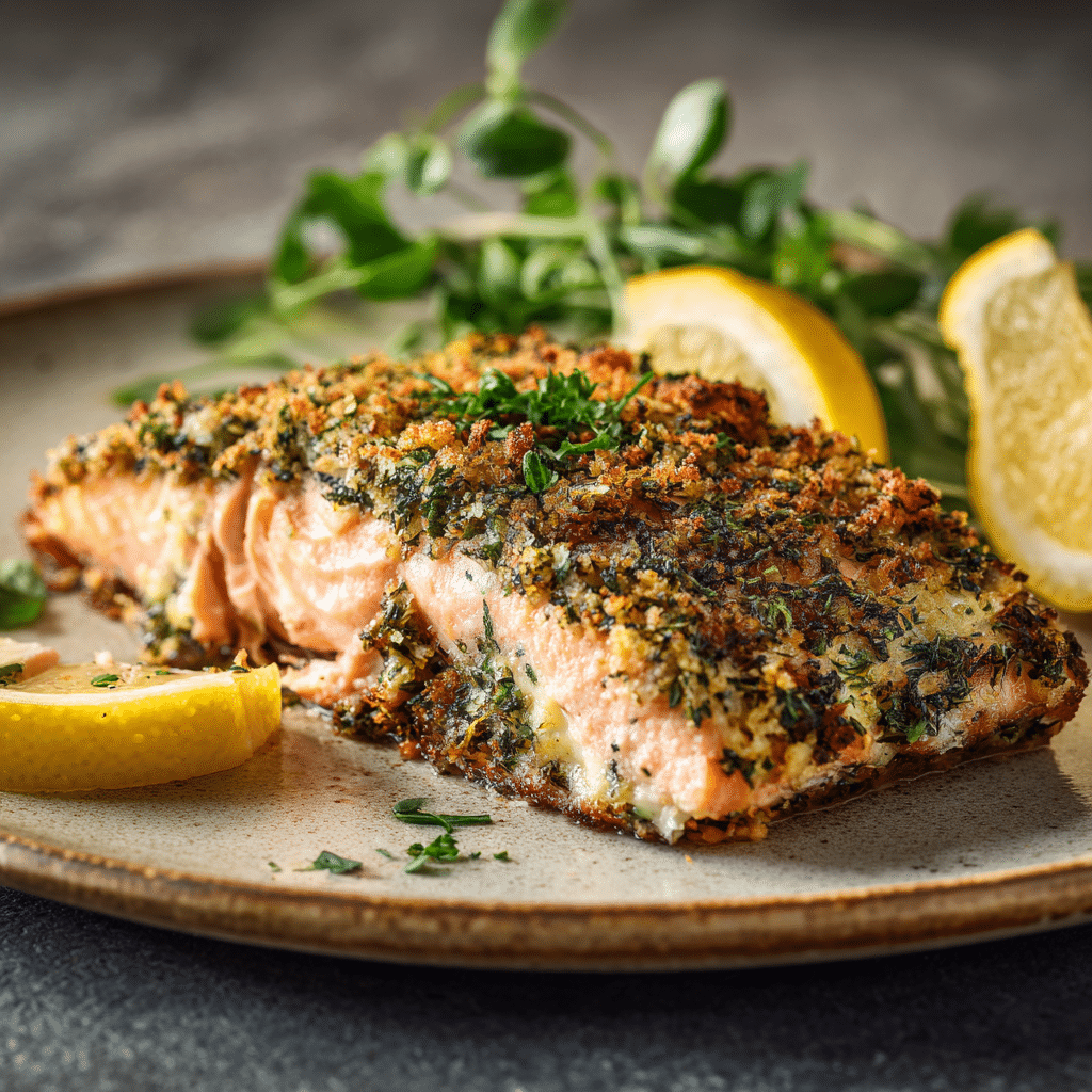 Herb-Crusted Salmon Recipe