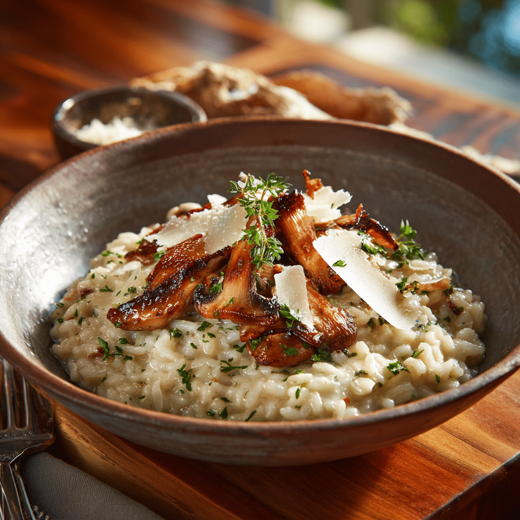 Creamy Mushroom Risotto Recipe