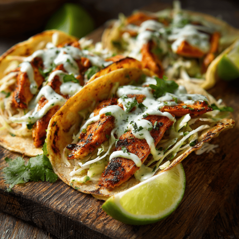 Spicy Chicken Tacos Recipe