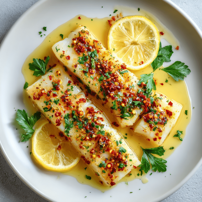 Spicy Lemon Butter Fish Recipe