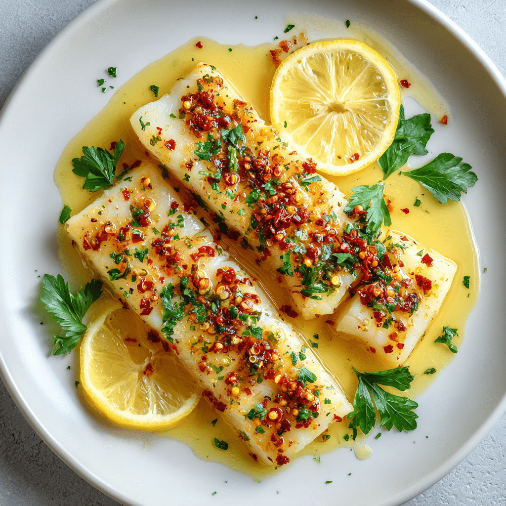 Spicy Lemon Butter Fish Recipe