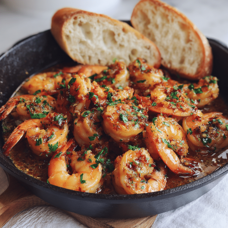 Spicy Garlic Butter Shrimp Recipe