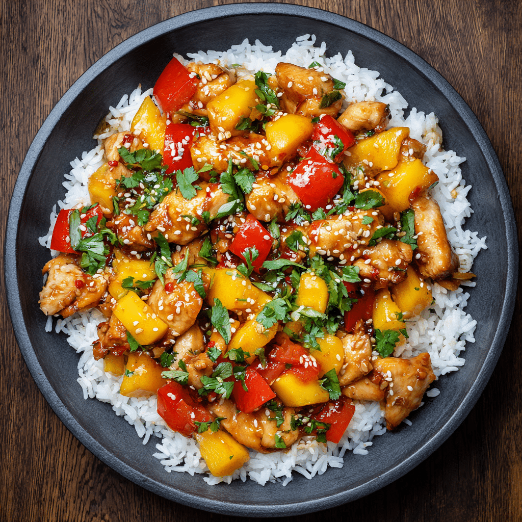 Spicy Mango Chicken Stir-Fry Recipe