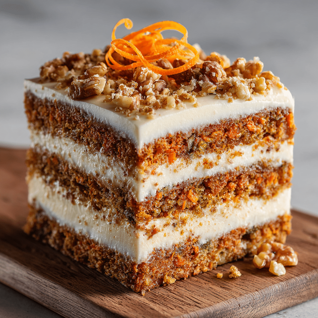Carrot Cake Mousse Layer Cake Recipe