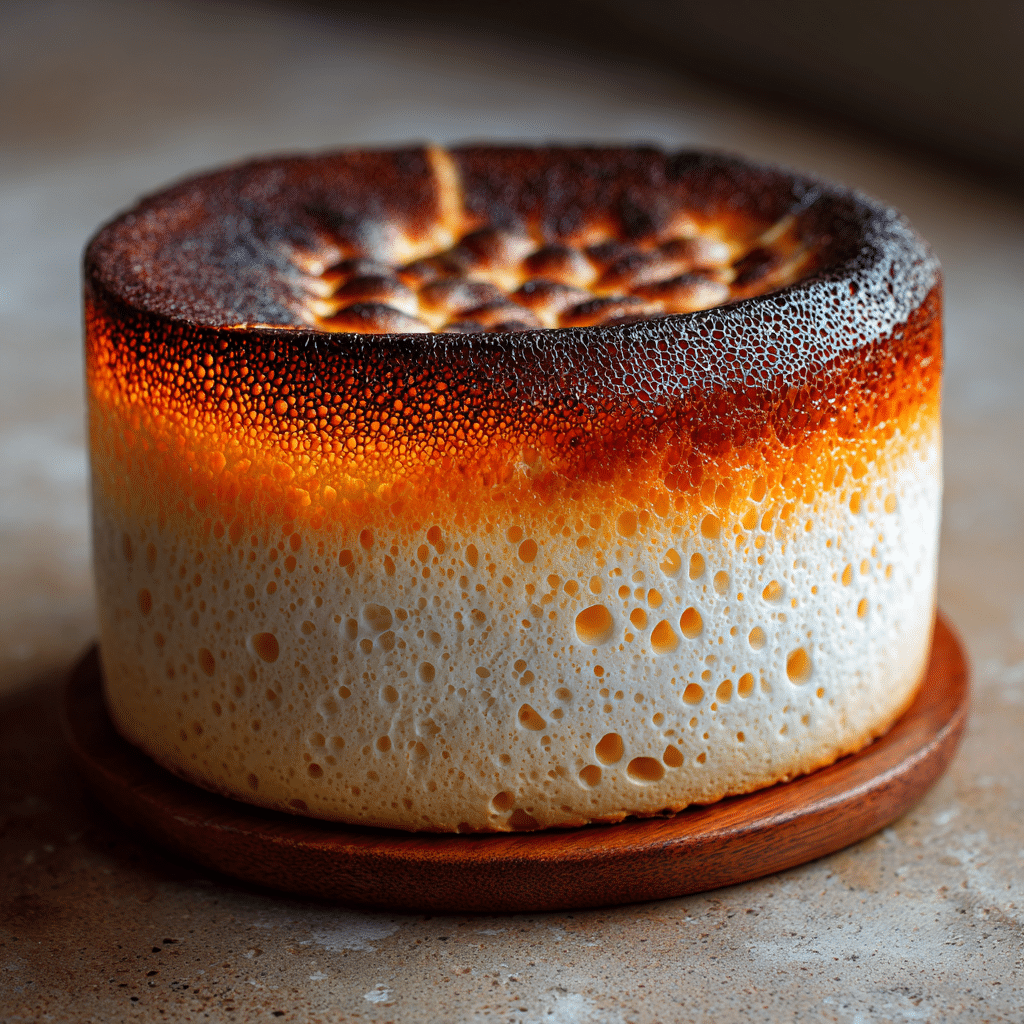 Cheese Foam Burnt Cake Recipe