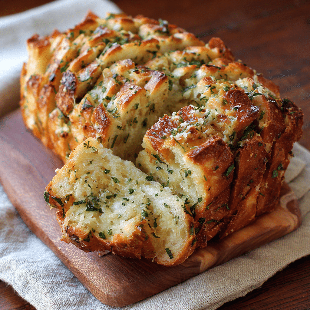 Parmesan & Herb Pull-Apart Bread Recipe - Recipe Image
