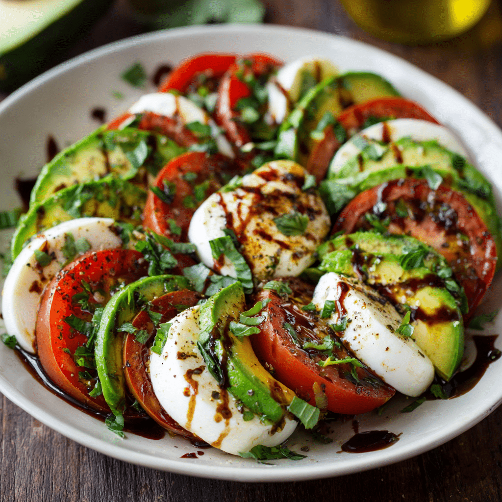 Caprese Avocado Salad Recipe - Recipe Image