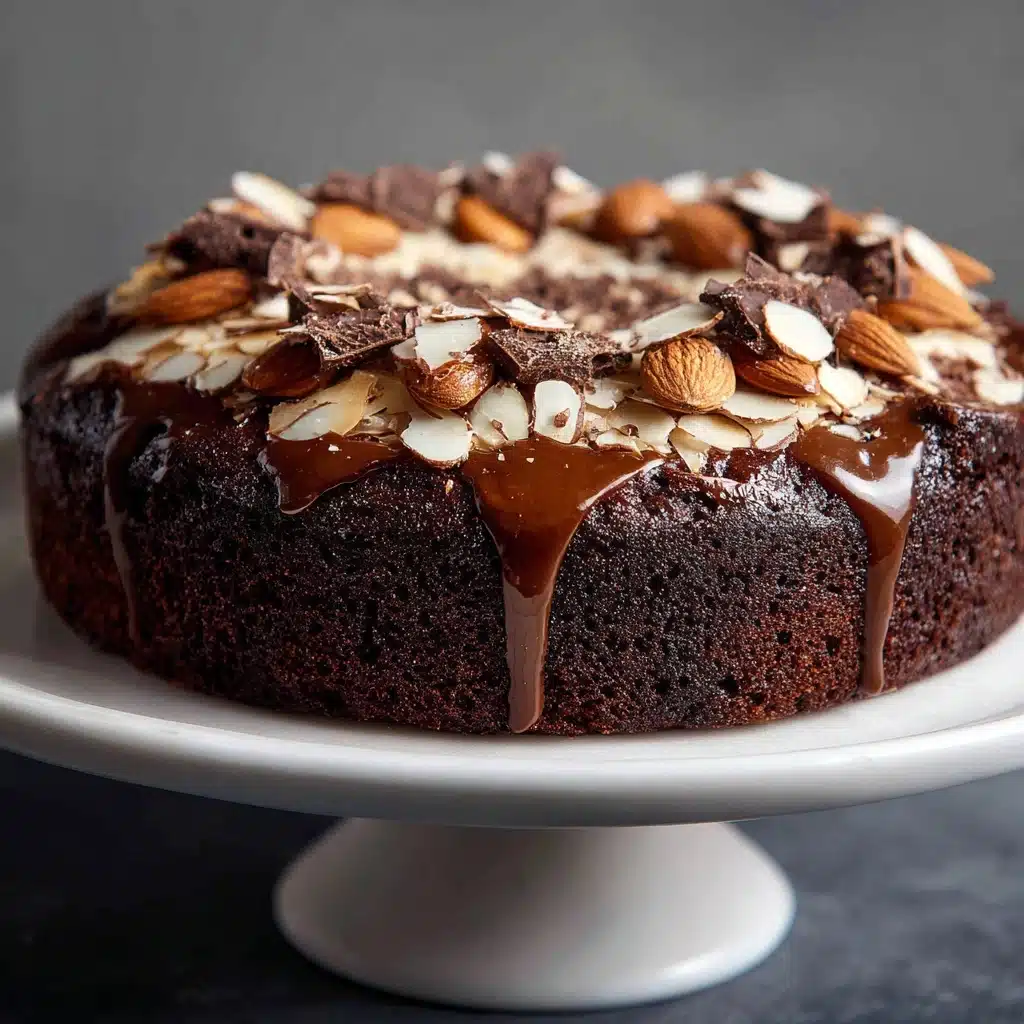 Almond Chocolate Brownie Cake Recipe