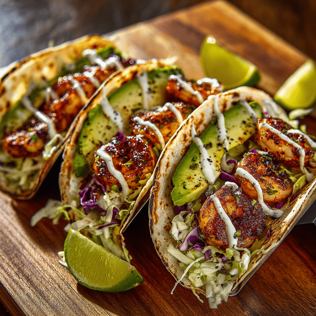 Spicy Shrimp Tacos Recipe - Recipe Image