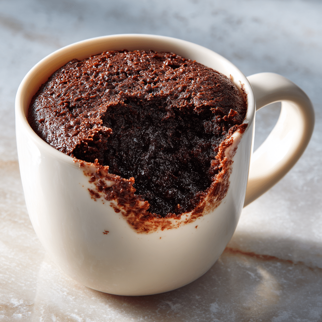 Chocolate Mug Brownie Recipe - Recipe Image