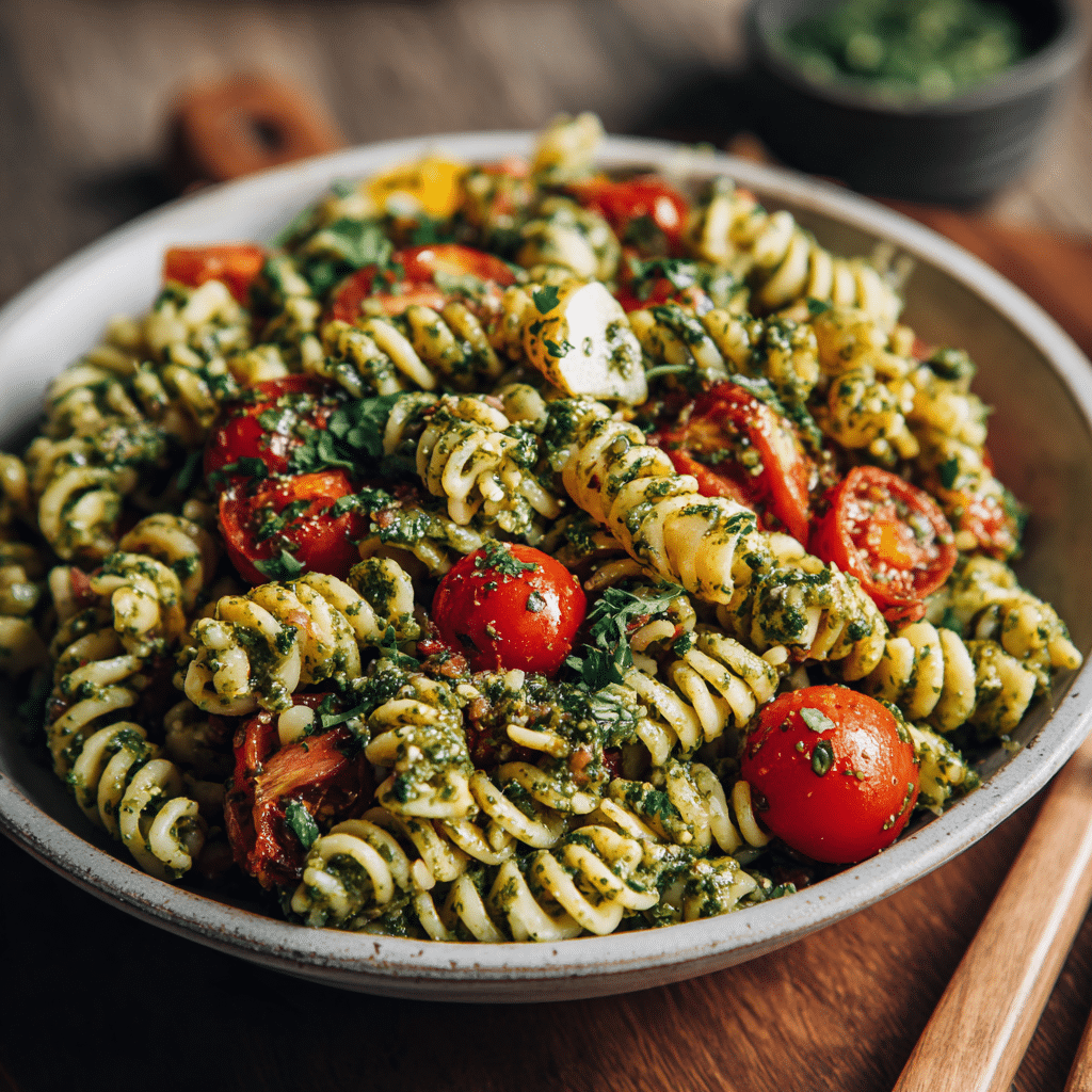 Pesto Pasta Salad Recipe - Recipe Image