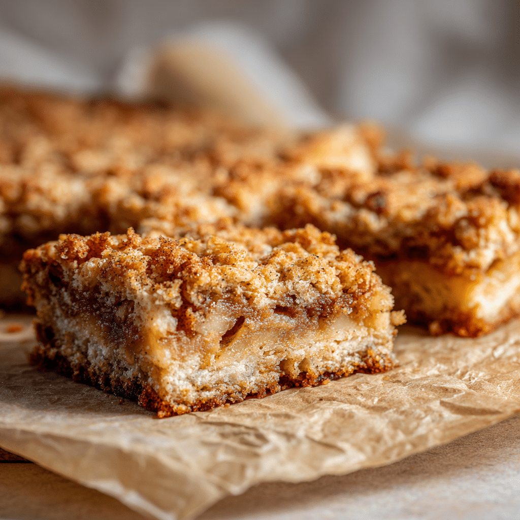 Apple Cinnamon Oat Bars Recipe - Recipe Image