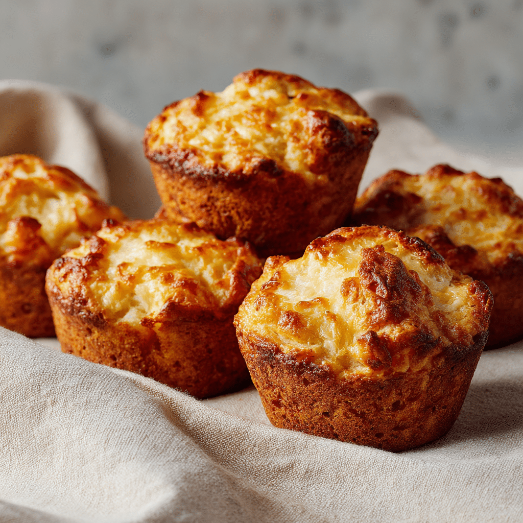 Savory Cheese Muffins Recipe - Recipe Image