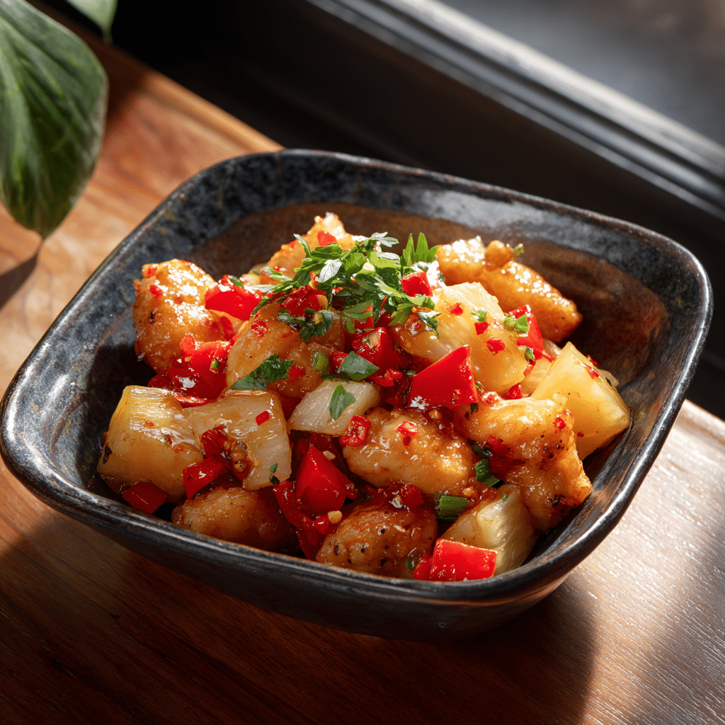 Spicy Chicken & Pineapple Stir-Fry Recipe - Recipe Image