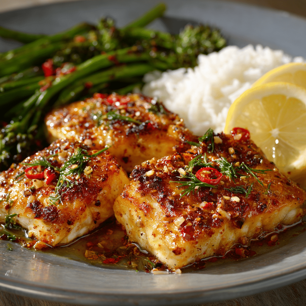 Spicy Lemon Butter Fish Fillets Recipe - Recipe Image