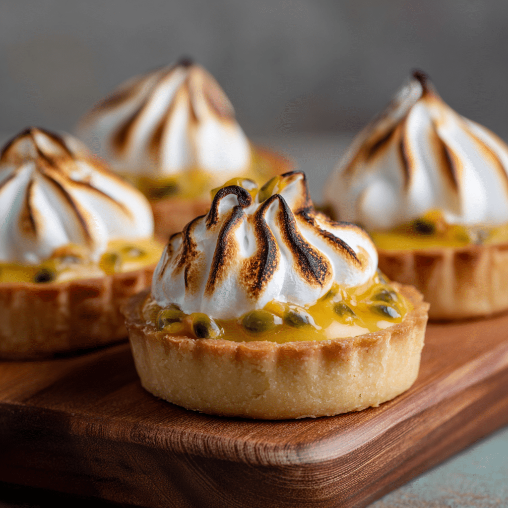 Passion Fruit Meringue Tartlets Recipe - Recipe Image