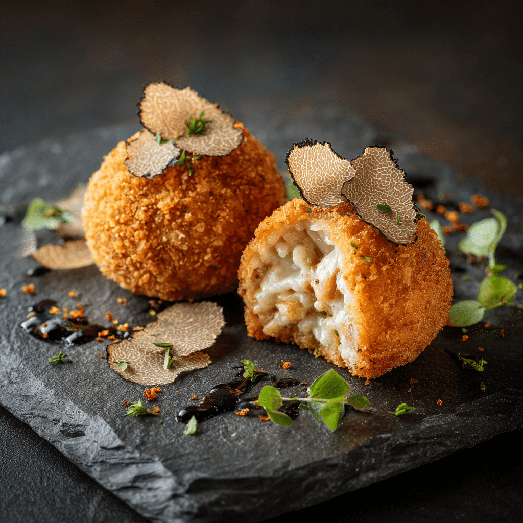 Truffle Mushroom Arancini Recipe - Recipe Image