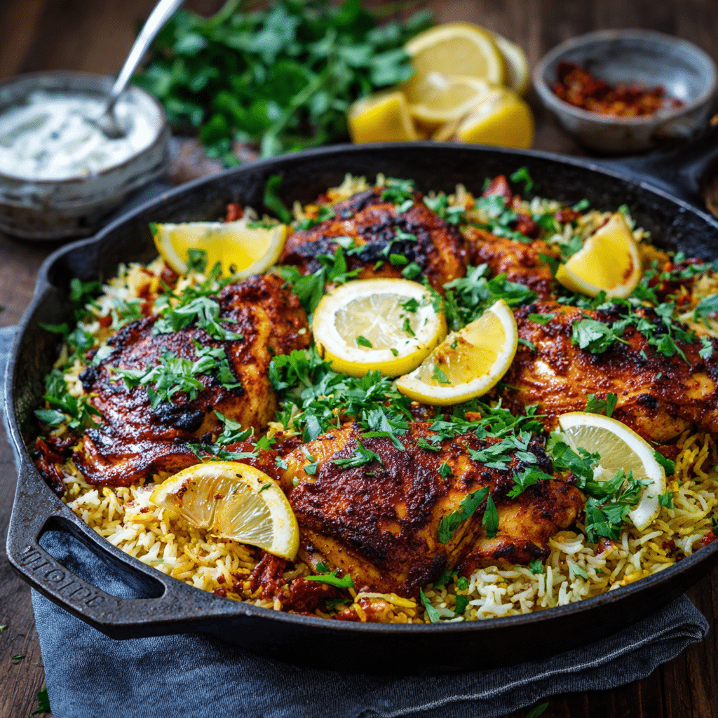 Spicy Jollof Chicken and Rice Recipe - Recipe Image