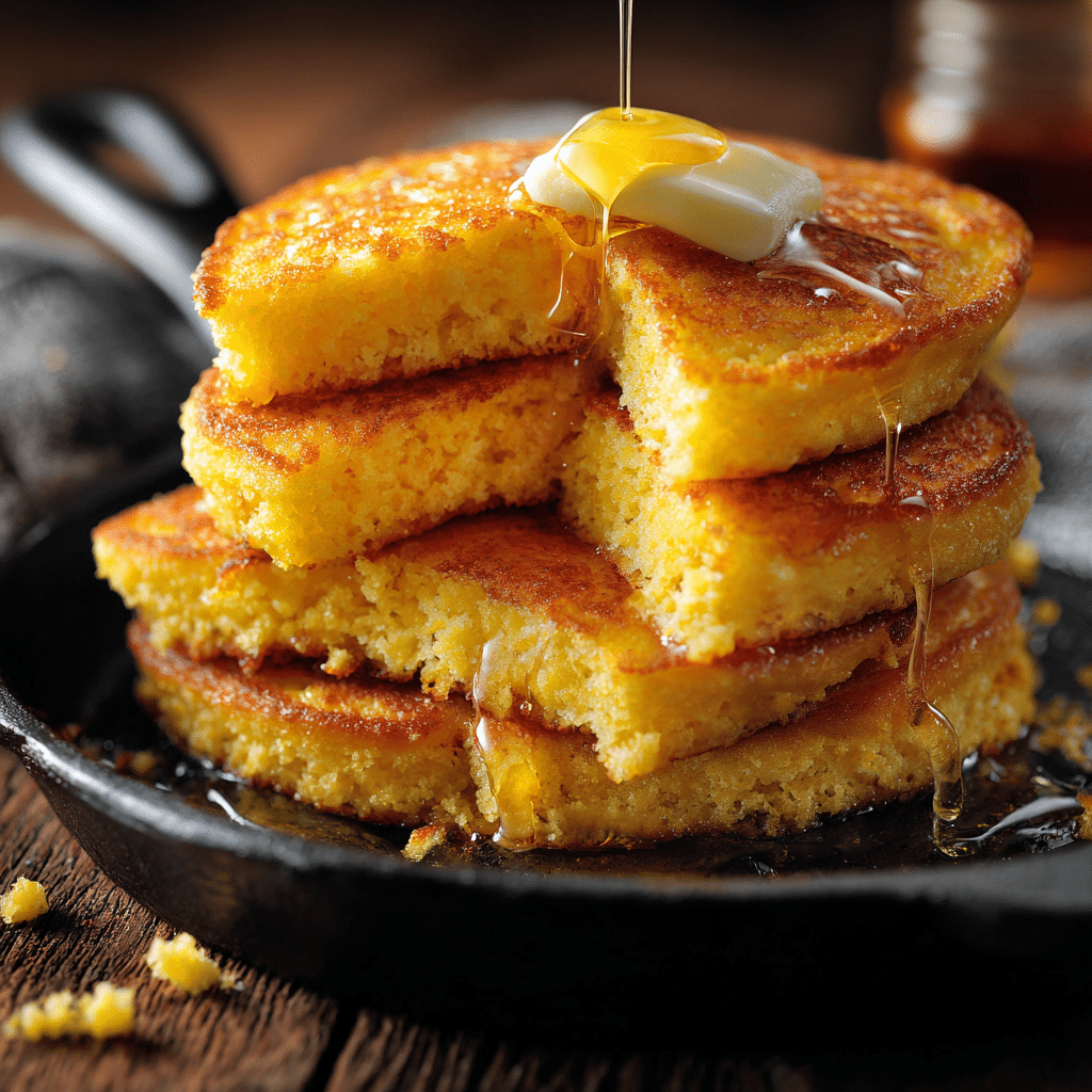 Southern Cornbread Hoecakes Recipe - Recipe Image