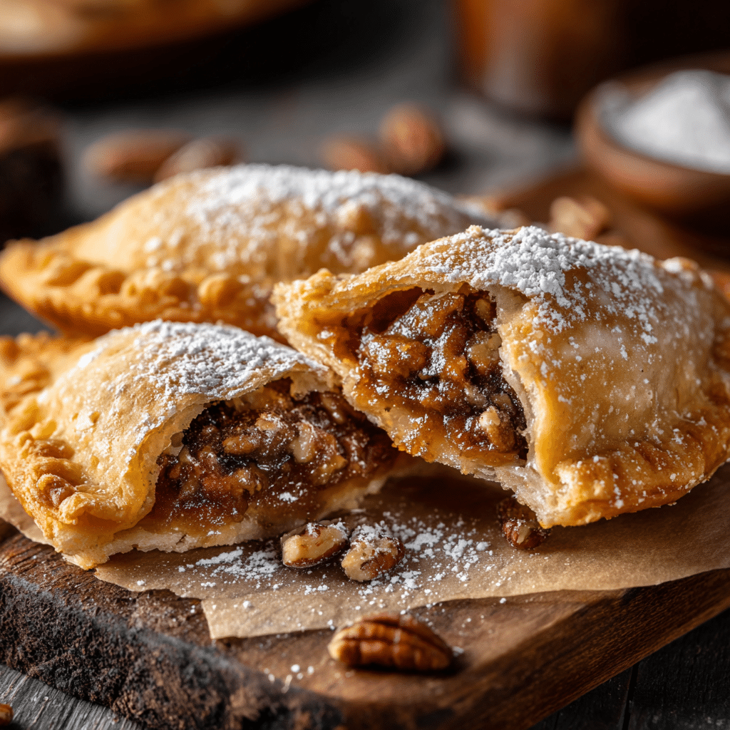 Deep Fried Pecan Pies Recipe - Recipe Image