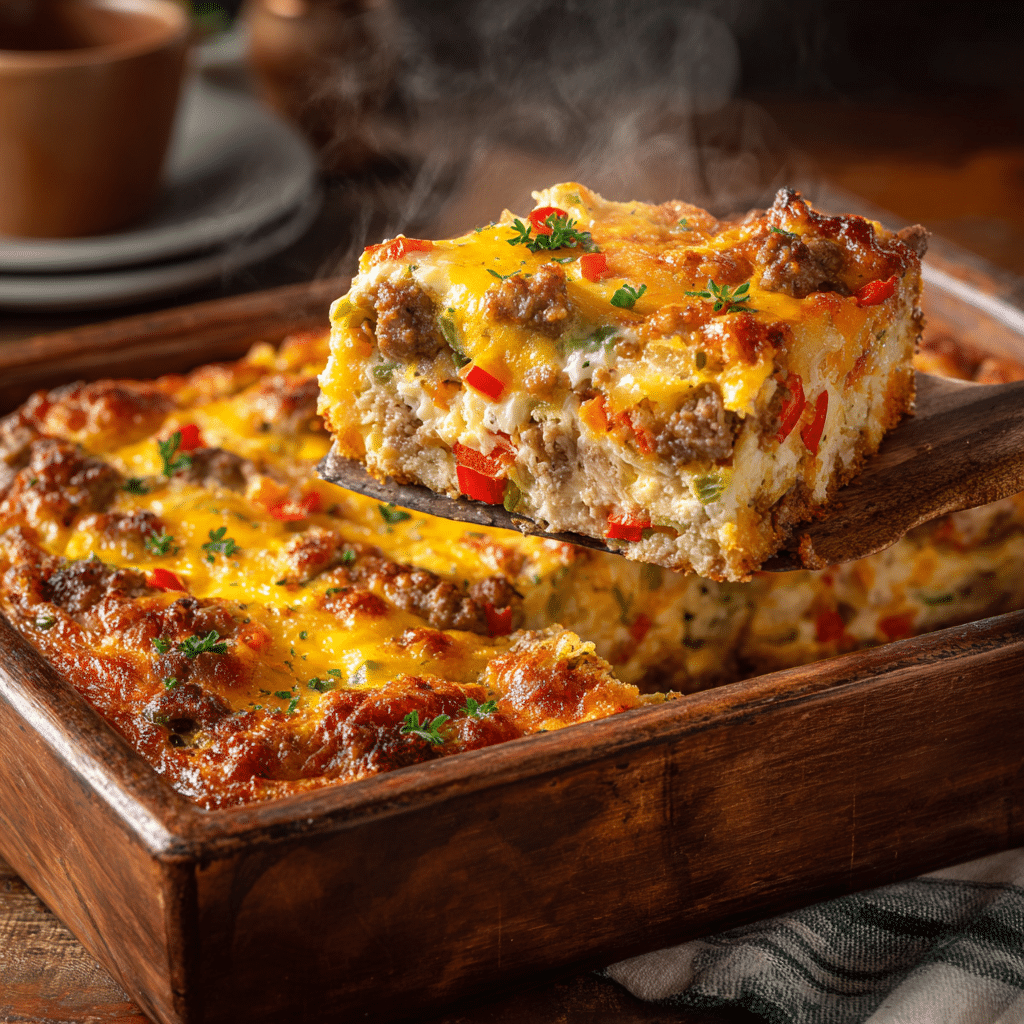 Pioneer Woman Breakfast Casserole Recipe - Recipe Image