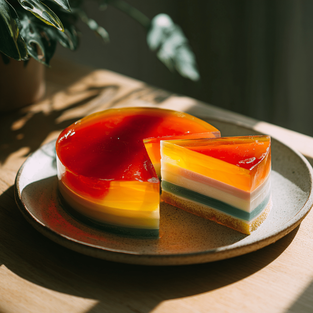 Crystal Jelly Mirror Cake Recipe - Recipe Image