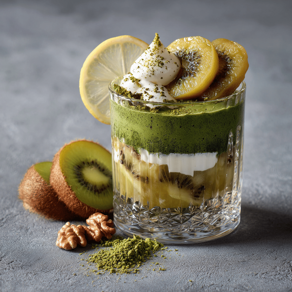 Matcha Kiwi Parfait: Green Vibrance Recipe - Recipe Image