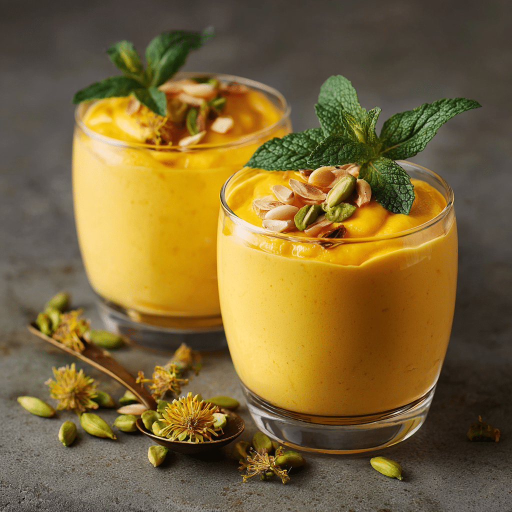 Golden Turmeric Mango Mousse: Sunshine Glow Recipe - Recipe Image