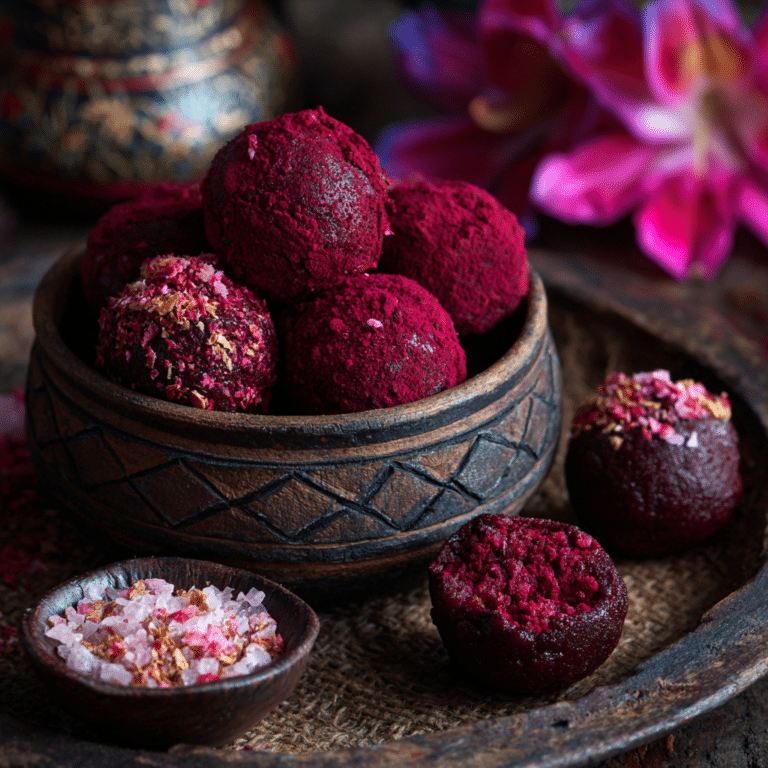 Beetroot Cocoa Truffles: Red Velvet Healthy Bites Recipe