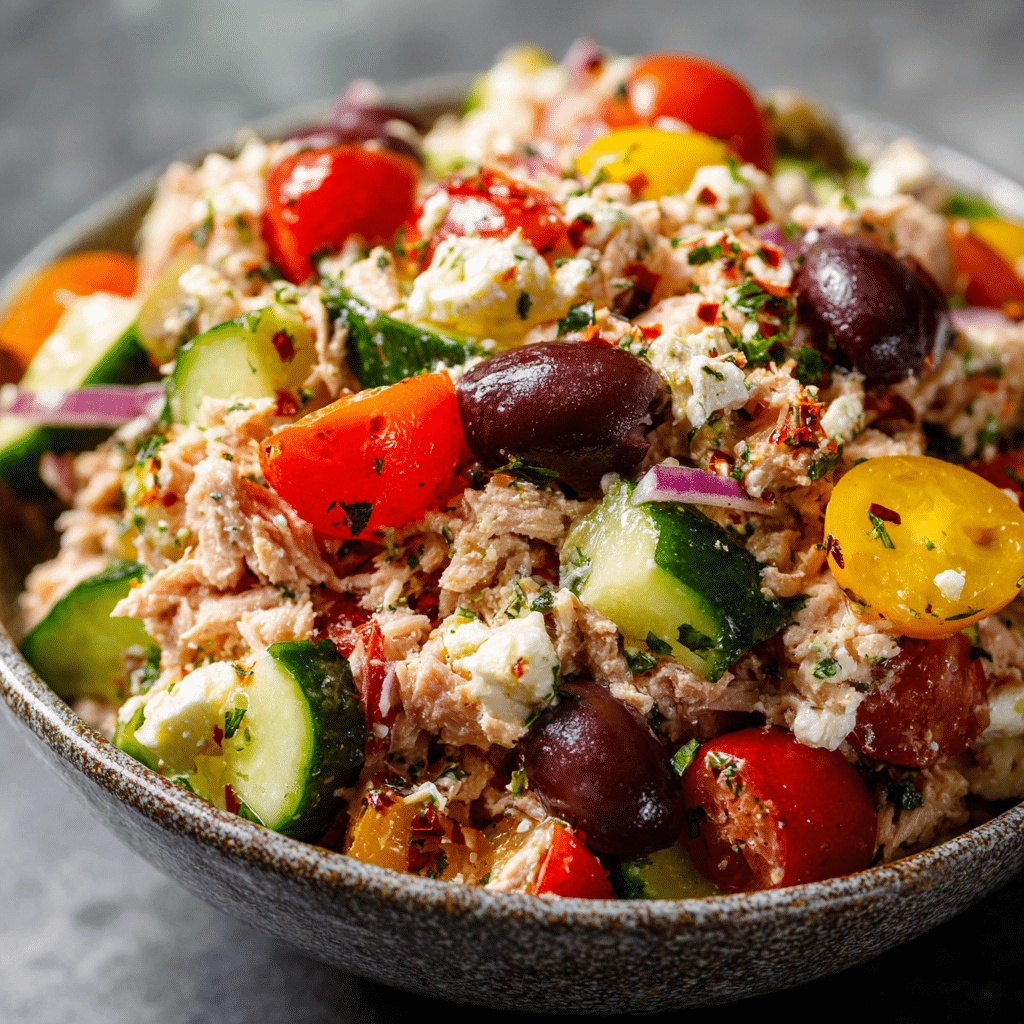Mediterranean Tuna Salad Recipe - Recipe Image