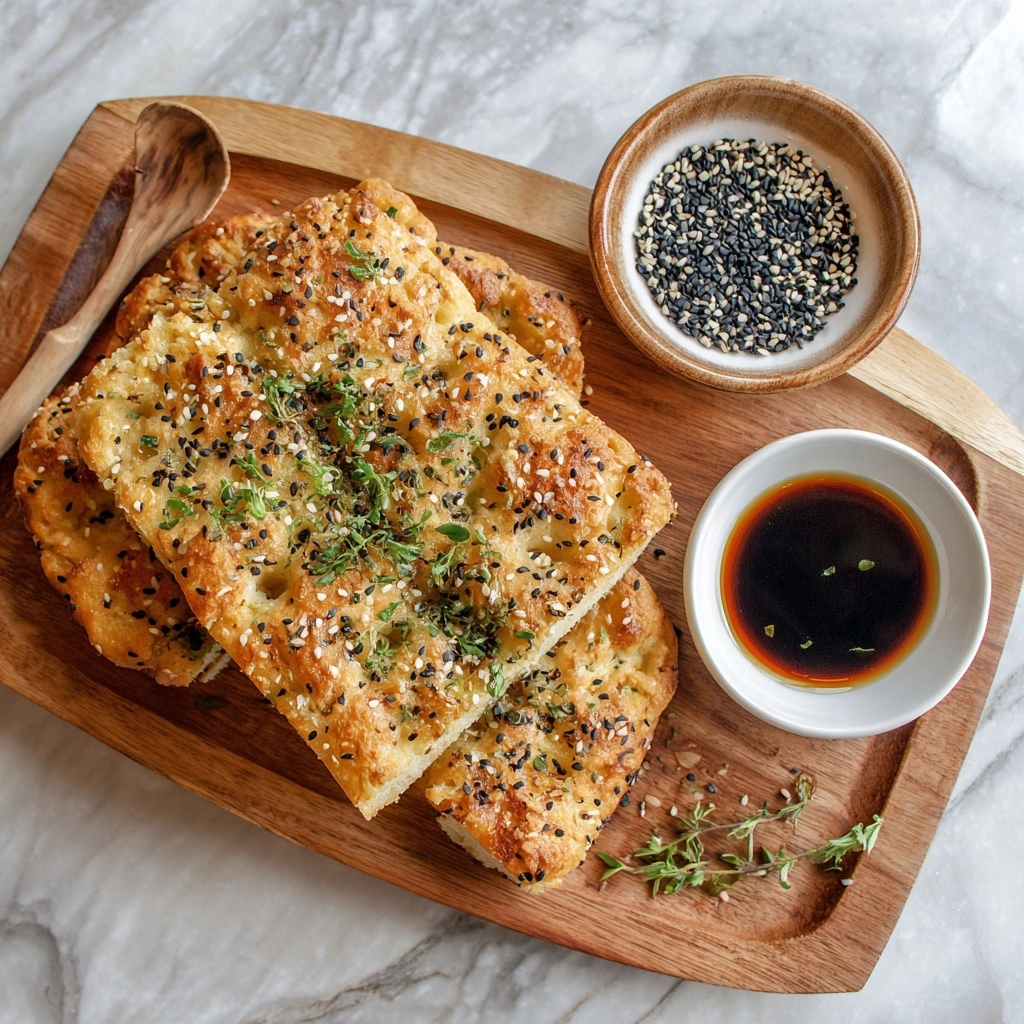 Cheese & Sesame Savory Bread Recipe - Recipe Image